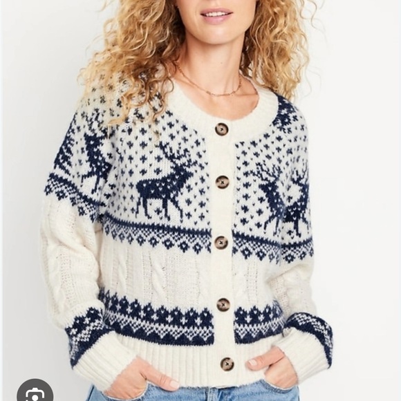 Old Navy holidayy sweater - Picture 1 of 5